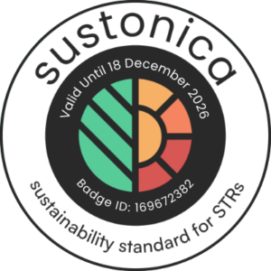 This property has been certified by independent assessors to meet a high standard for sustainability for a holiday rental