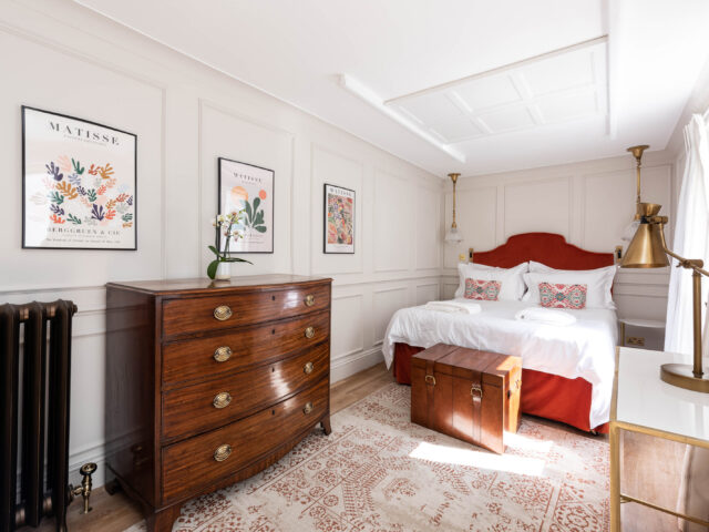 Bedroom in the sea view one bed apartment