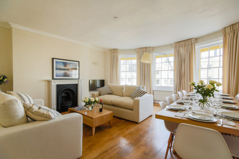 Sea View Maisonette Living Room